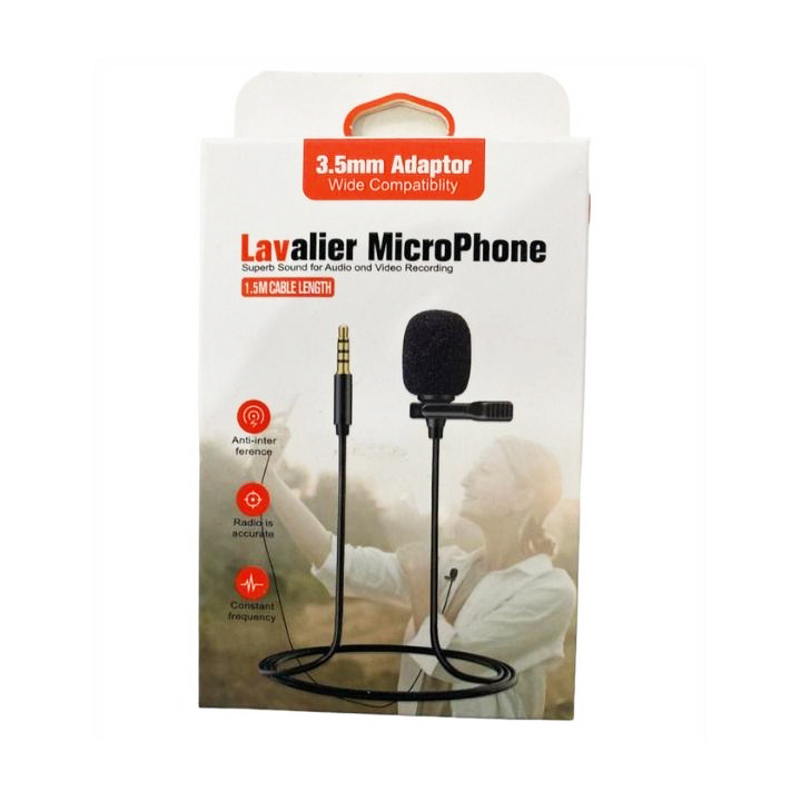 Miniatura 2 de Micrófono Estéreo Solapa Lavalier